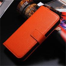Designer Leather Wallets Case Cutout Design For Buttons Good Quality Genuine Leather Case For 5 5s