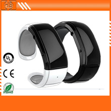 Electronic Handsfree Anti-lost Bluetooth Smart Bracelet Watch for iPhone Android Phones Sync Calls Black EF-1 Free shipping