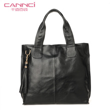 Genuine leather women’s handbag 2014 first layer of cowhide tassel women’s handbag shoulder bag m0070-1