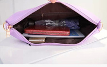 2014 Casual Fashion Wild Big Hit Color Double Sided Shoulder Bag Handbag Bag Trend Back Macarons