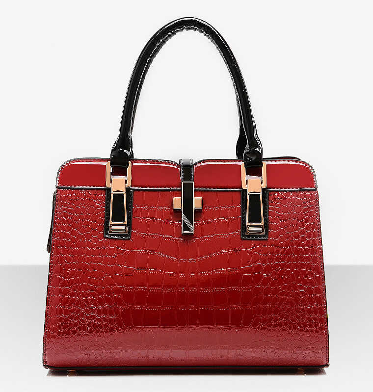 New women s genuine leather handbag first layer of cowhide bag for Crocodile portable fashion one