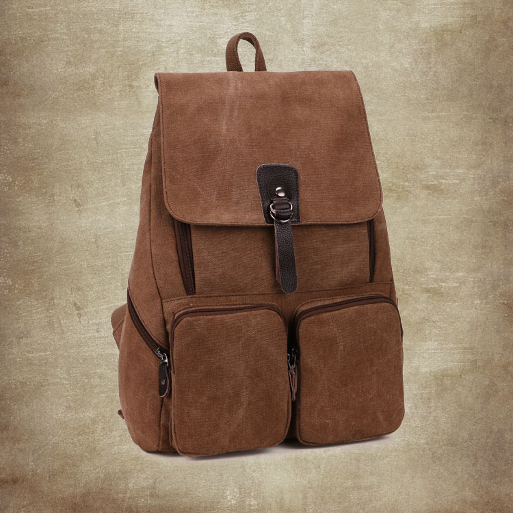 2014 school bags fashion vintage sport backpack casual canvas women and men backpack