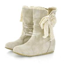 New Women’s Casual Fashion Bobbin Lace Half Boots Flattie Single Boots Shoes 3Colors