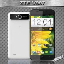 Original ZTE V987 Cell Phones Quad Core 5″ IPS Screen 8MP Camera MTK6589 Android 4.1 GPS 3G WCDMA Mobile Phone Smartphone