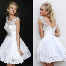 Fashion Sheer Sweetheart short bride dresses for weddings Luxury Crystal Pearls White women wedding dress 2014 short new arrival