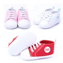 New hot Sale Brand New Cute Infant Comfortable Toddler Baby Boy Girl Soft Shoes Sneaker Canvas