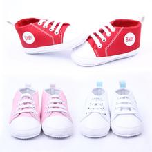 New hot Sale Brand New Cute Infant Comfortable Toddler Baby Boy Girl Soft Shoes Sneaker Canvas