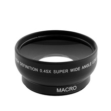 52mm Fisheye 0.45x Super Wide Angle Lens Professional MACRO For Nikon D3200 Free shipping