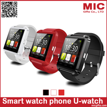 Bluetooth Smart Watch WristWatch U8 U Watch for iPhone 4/4S/5/5S Samsung S4/Note 2/Note 3 HTC Android Phone Smartphones P372