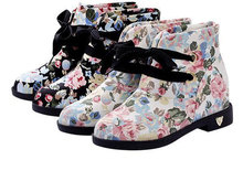 FREE SHIPPING 2014 HOTE SALE Korean version of the handsome camouflage boots fashion boots with lace