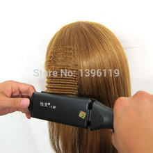 free shiping 80% real hair 22″ dummy heads for salon school training heads mannequin head 27# hair clour