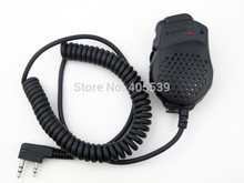 Free shipping Newest Special Microphone Original Dual Push To Talk PTT Speaker for Baofeng UV 82