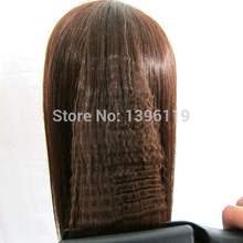 80 real hair 22 inch mannequin head training heads dummy heads for salon school brown hair