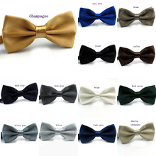 hot sale 2014 Formal commercial bow tie butterfly cravat bowtie  male solid color marriage bow ties for men candy color MHLY002