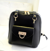 New Genuine leather Leather backpack Single shoulder bag Multipurpose function package College Wind Backpack FREE SHIPPING