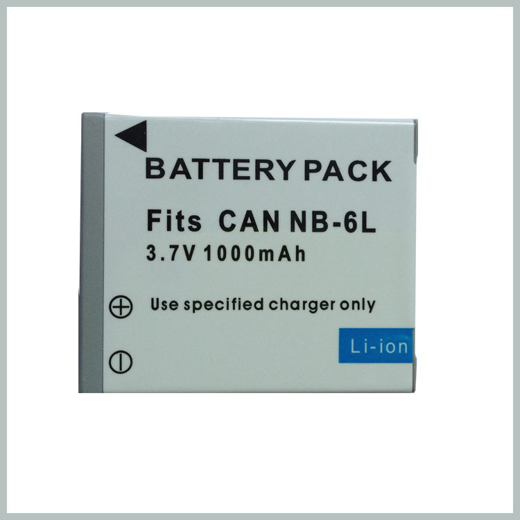 Brand 1000mAh NB 6L NB 6L Rechargeble Li ion 18650 battery for Canon D10 SD770 SD980
