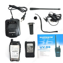 Baofeng UV B6 Portable Two way Radio Dual Band 5W 99CH UHF 400 470MHz VHF 136