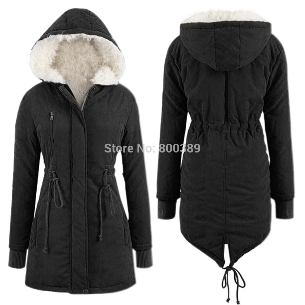 Black Parka Womens Coat - Coat Nj