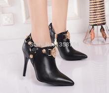 pointed women high heels pumps shoe woman designer italian brand shoes red bottom genuine leather high