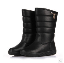 2014 women s shoes slip resistant winter flat heel boots martin boots snow boots female cotton