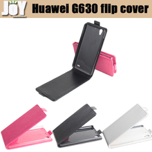 Free shipping Baiwei New 2014 mobile phone bag PU Huawei G630 Flip cover mobile phone case accessories three colors