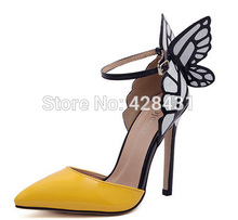 Free shipping Europe and the United States Sophia vampire diaries butterfly wings patent leather women with