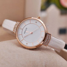 1pcs lot High Quality KEZZI Brand Leather Strap Watches Women Dress Watch Waterproof Ladies Quartz Watch