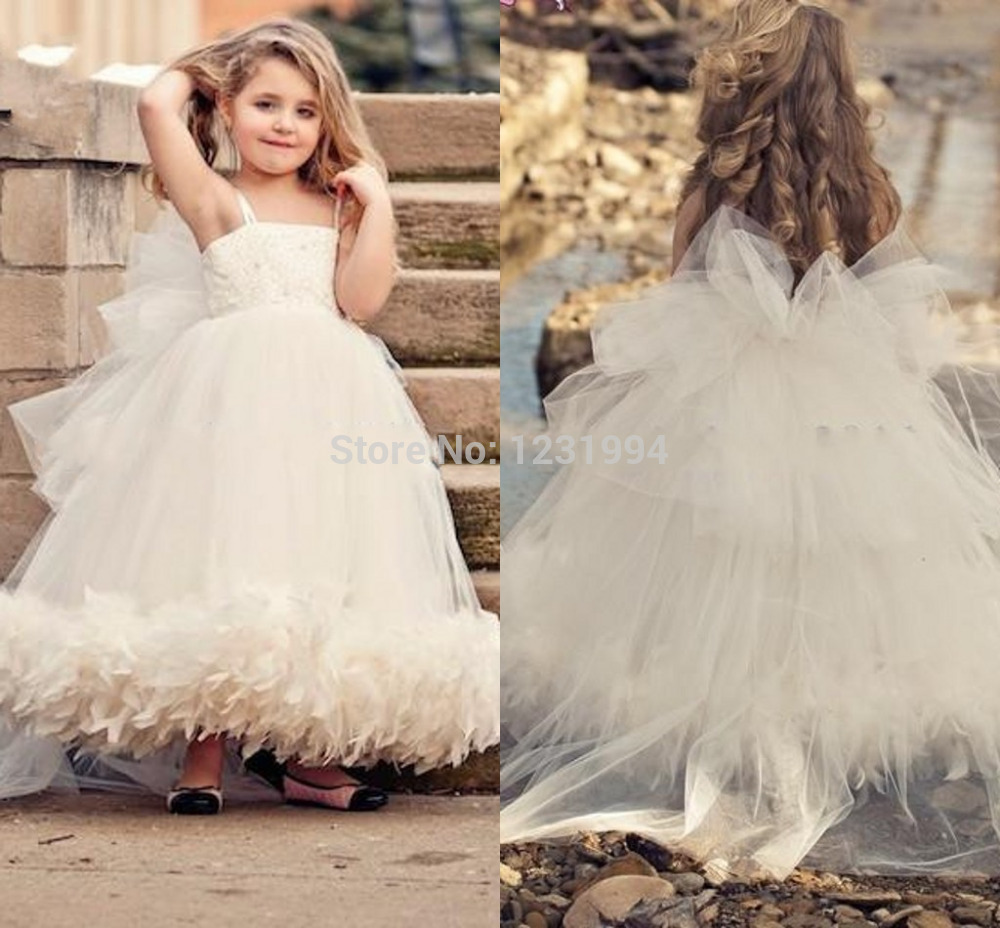 Retro Demure White Mother Daughter Dress Spaghetti Strap Floor Length Long Dreaming vestido de festa Dress