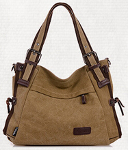2015 Hot Sale Women Brand Famous Designer High Quality Shoulder bag Fashion Vintage Canvas Crossbody bag