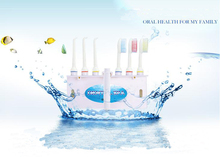 No Electrical Dental Water Floss Oral Irrigator Dental SPA Teeth Cleaner Set Dental Water Jet And Brush free shipping
