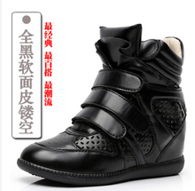 ASH Fashion Breathable Rivet Wedges Sneakers Genuine Leather 19 styles Size 35 41 Height Increasing 6cm