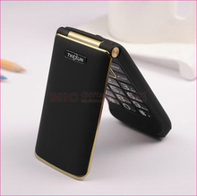 New arrival Big Keyboard luxury mobile phone long standby flip unlocked mini cell phones old man