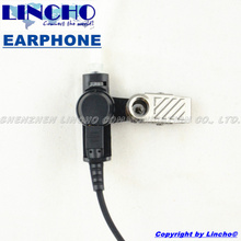 good quality acoustic air tube two way radio walkie talkie earphone earplug with professional PTT and