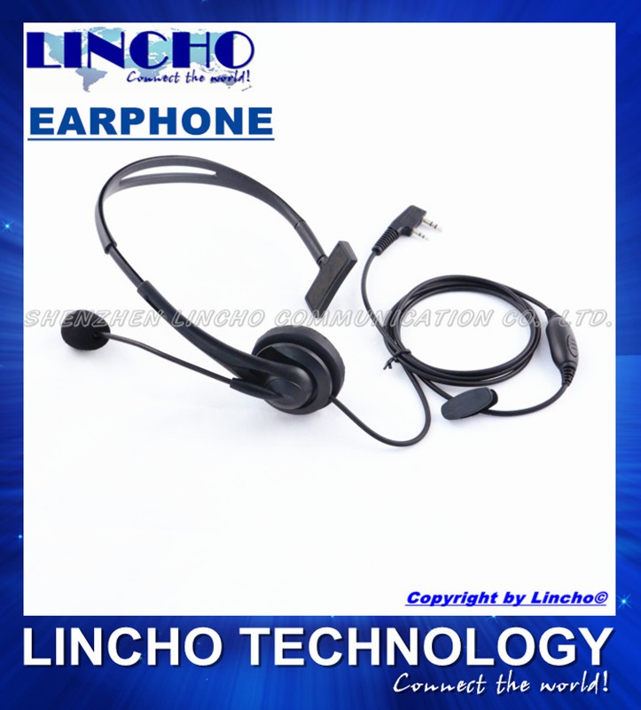 professional noise cancelling walkie talkie microphone earphone headset two way radio headphone universal K Type