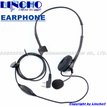 professional noise cancelling walkie talkie microphone earphone headset two way radio headphone universal K Type