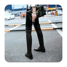 2014 Autumn And Winter Mixed Colors New Fashion Flat Pointed Toe Over The Knee Knight Long Boots Free Shipping