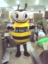 BEE mascot costume for adults christmas Halloween Outfit Fancy Dress Suit Free Shipping Drop Shipping