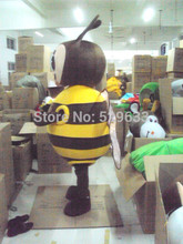 BEE mascot costume for adults christmas Halloween Outfit Fancy Dress Suit Free Shipping Drop Shipping