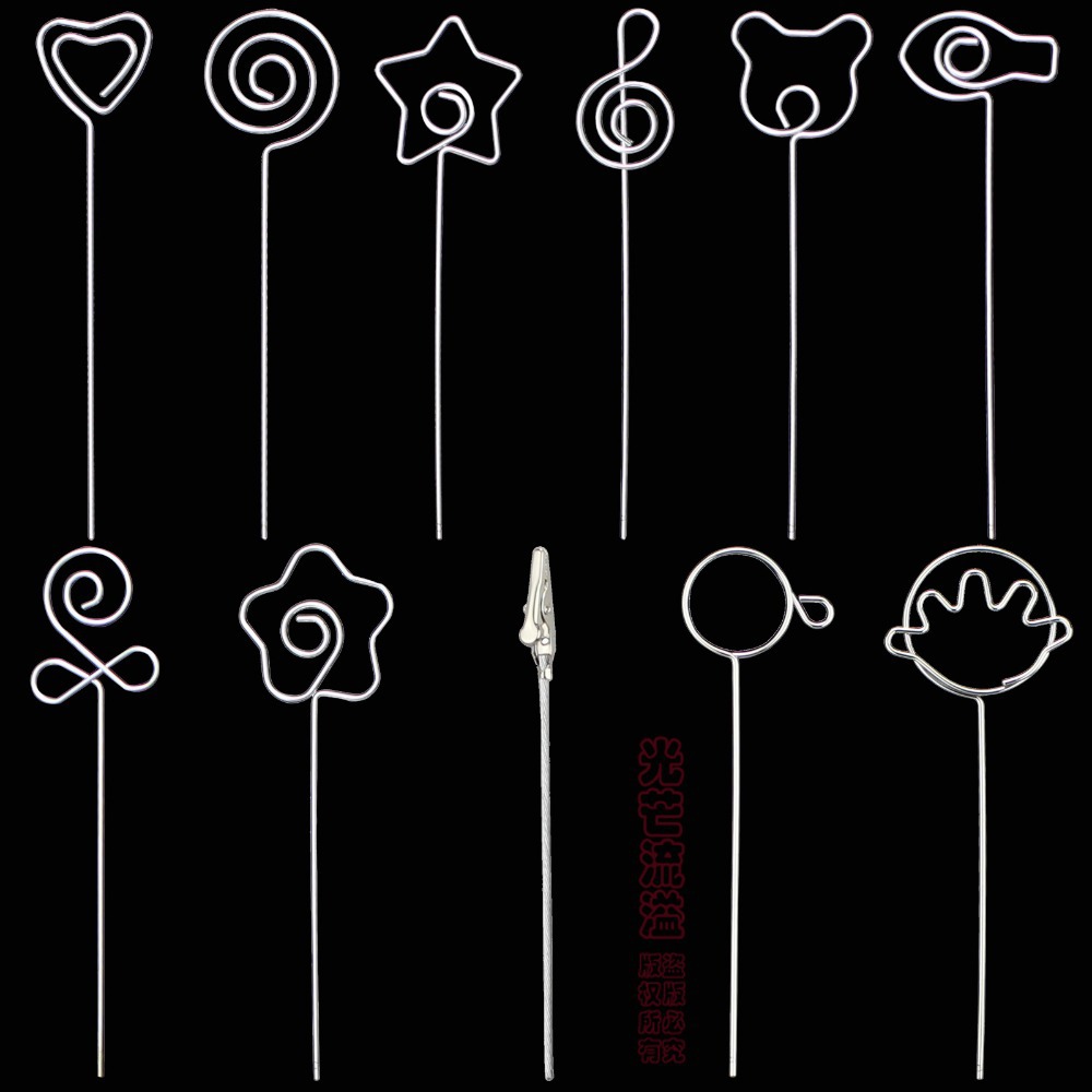 diy craft metal 5 quot wire memo photo holder clip clay cake diy craft metal 5 quot wire memo photo holder clip clay cake