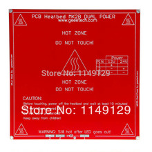 Geeetech RepRap Heatbed PCB MK2B Hotbed Hot Plate Dual Power 12 24V for 3D Printer Prusa