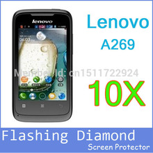 10pcs Diamond Lenovo A269 Screen Protector LCD Protective Film For Android Smartphone lenovo a269i CellPhone Screen