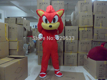 mascot costumes for adults christmas Halloween Outfit Fancy Dress Suit Free Shipping red sonic bue
