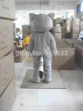 Gray mouse sloths mascot costume for adults christmas Halloween Outfit Fancy Dress Suit Free Shipping Drop