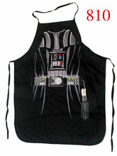 Free shipping Novelty funny cooking aprons Star wars Darth Vader Character Costume cosplay party apron gift men women kids