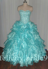 Sexy Quinceanera Formal Prom Party Ball Gown Wedding Dress Custom All Size 2-28