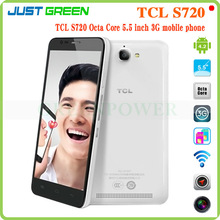 In Stock TCL S720 Octa Core Mobile Phone 5.5 inch IPS 720P MTK6592 1.4GHz 1GB RAM 8GB ROM 8.0MP Camera Android 4.2 WCDMA 3300mAh