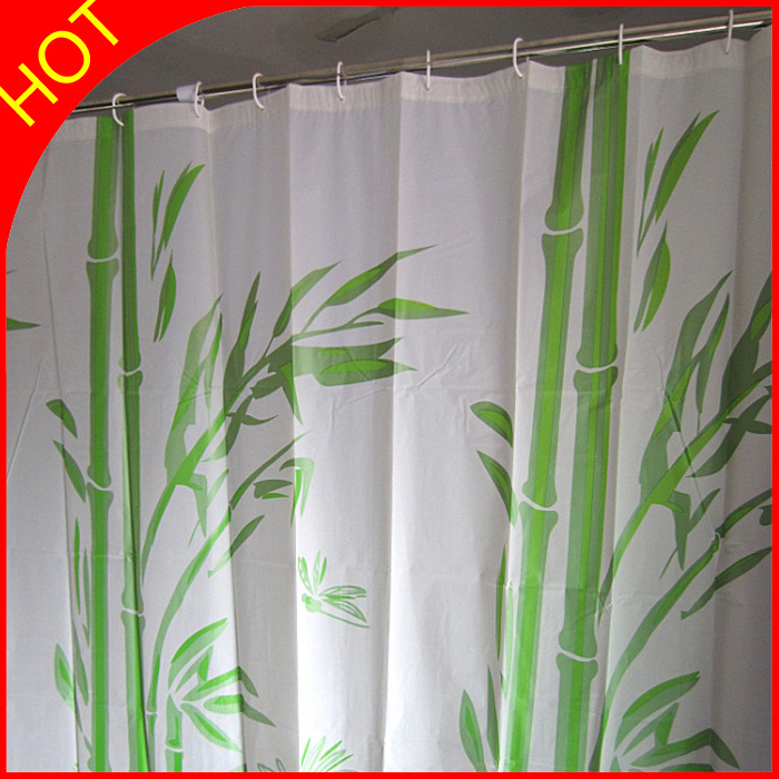 Cortinas de baño verdes ~ dikidu.com