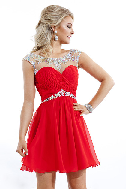 2015-homecoming-dresses-chiffon-a-line-short-mini-color-red-dark-royal ...