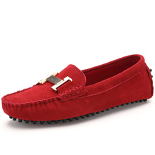 2014 Korean version of the new trend of women s leather shoes Peas shoes flat shoes