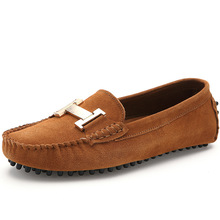 2014 Korean version of the new trend of women s leather shoes Peas shoes flat shoes